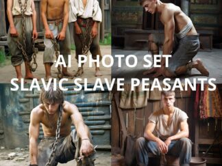 Slavic peasants, chained, barefoot - AI 76 PHOTOS